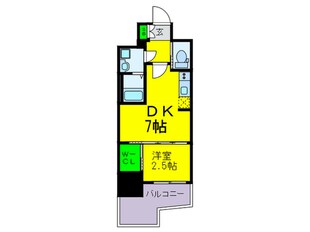 レジデンス難波南の物件間取画像